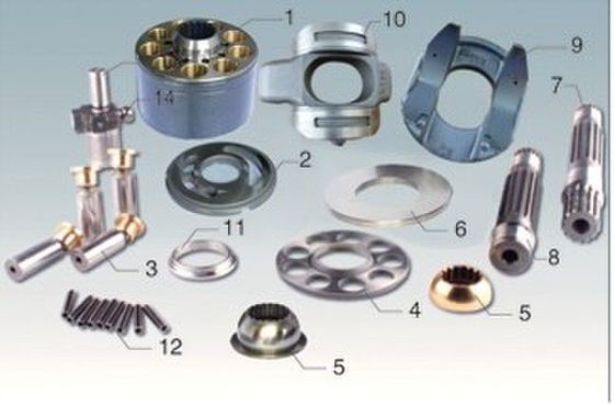 উচ্চ দক্ষতা হাইড্রোলিক পিস্টন পাম্প খুচরা যন্ত্রাংশ, K5V200 কাওয়াসাকি খুচরা যন্ত্রাংশ