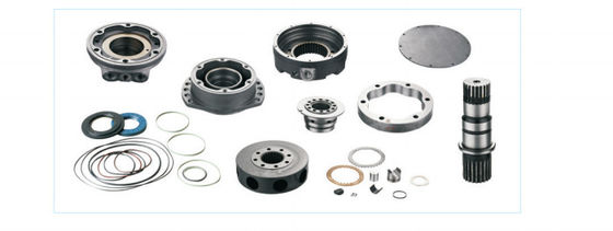 MS02 MSE02 Poclain أجزاء المحرك الهيدروليكي مع الغطاء الخلفي / المكبس الفرامل