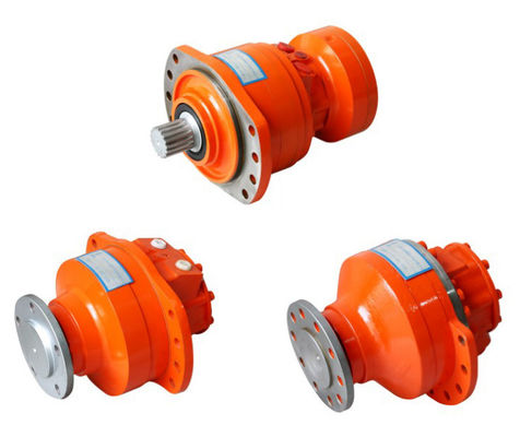 MS02 MSE02 Poclain أجزاء المحرك الهيدروليكي مع الغطاء الخلفي / المكبس الفرامل